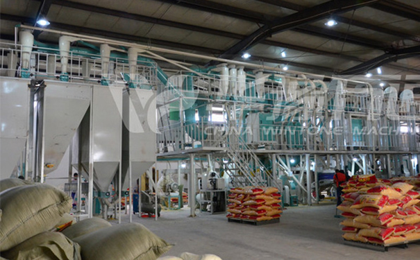 鋼架式玉米制糝制粉成套設(shè)備實(shí)拍圖片