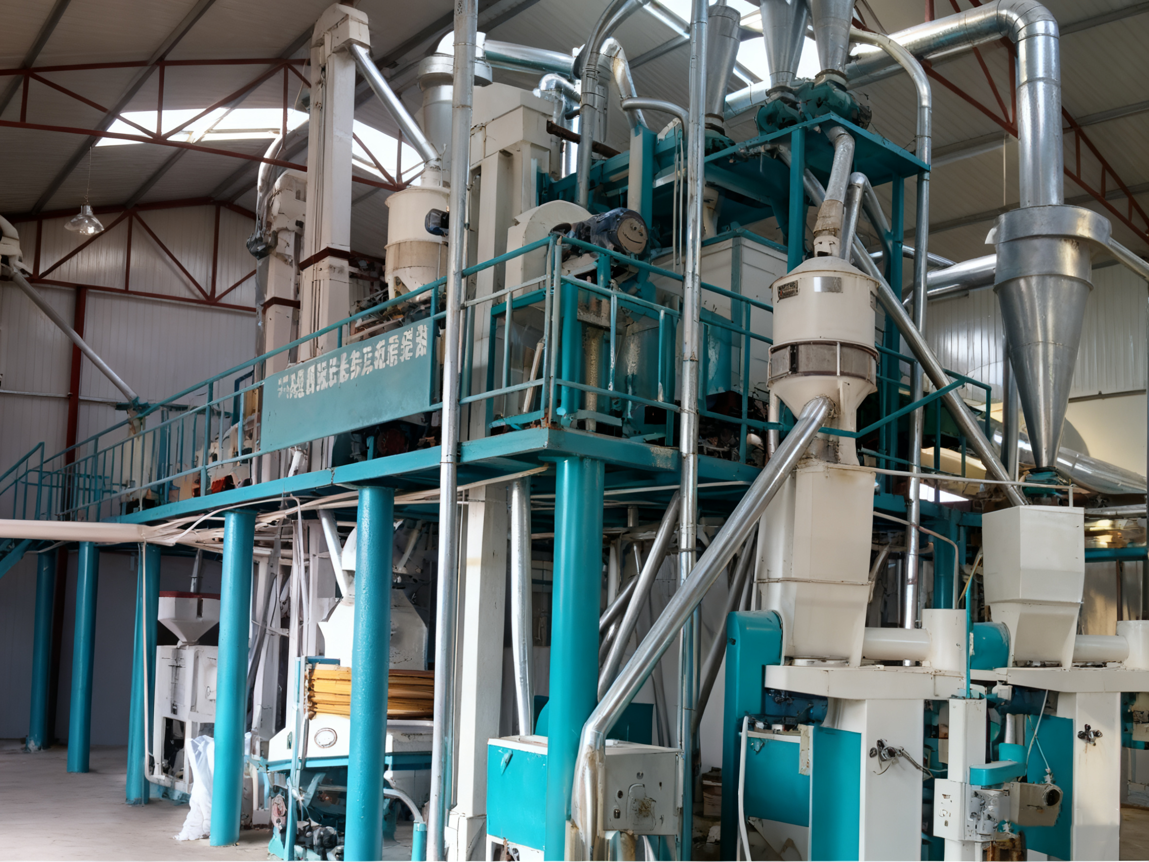 80噸級(jí)玉米深加工設(shè)備河南項(xiàng)城用戶加工現(xiàn)場