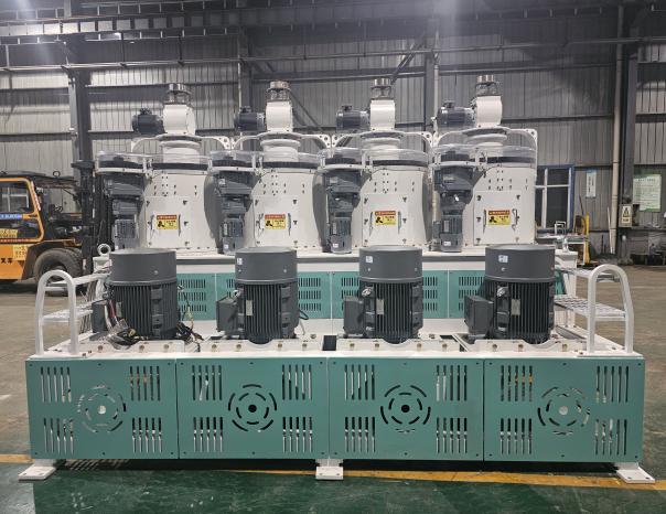 YHT700×4大型智能黃豆脫皮破瓣機組實拍圖片